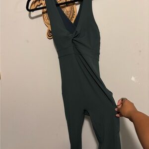Fabletics Forest Green Athletic Jumpsuit